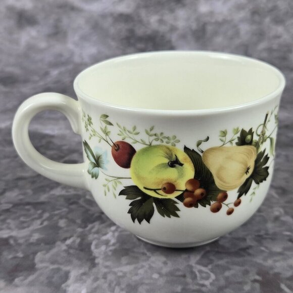 Royal Kent 3 Piece Set cup Saucer Bread Plate Apples Pears Fruits Vintage - Picture 13 of 16